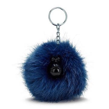 Kipling Pompom Monkey Keychain Accessories Blå | DK 1957JP